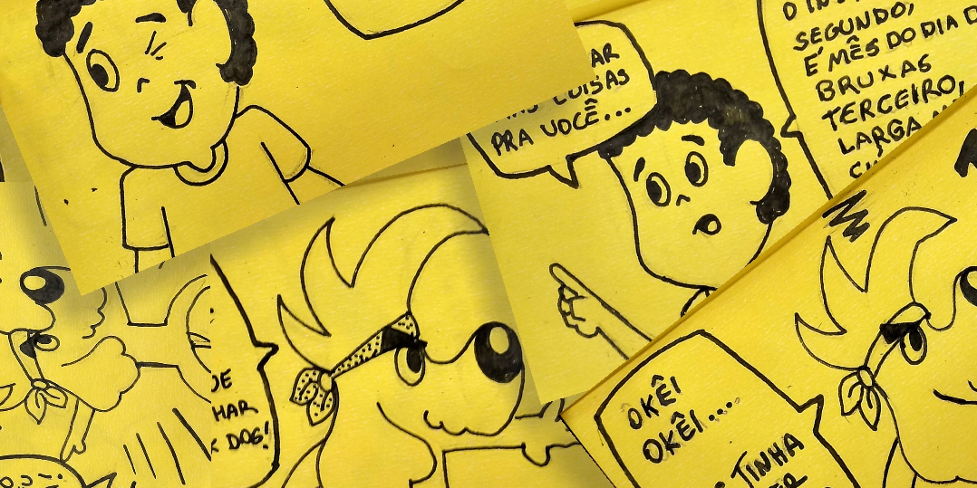 Tirinha de Post-it. Pode isso meu caro Makoto?